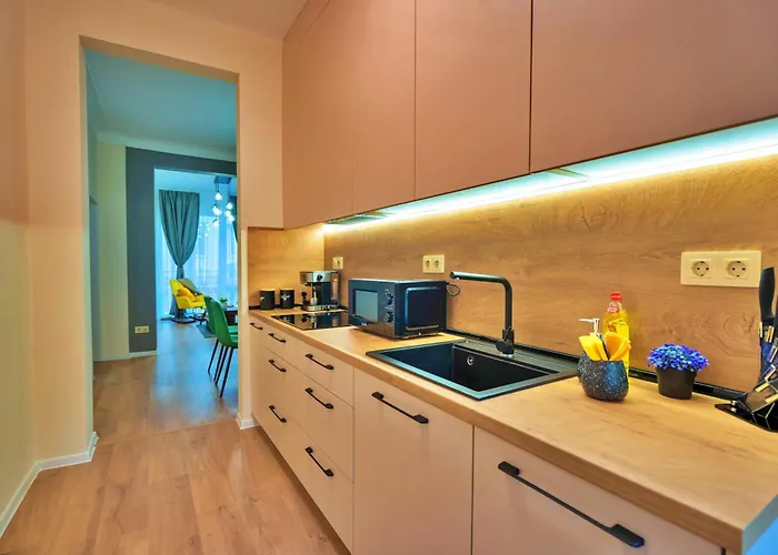 アパート The Heart Of Just Steps Away From Vitoshka